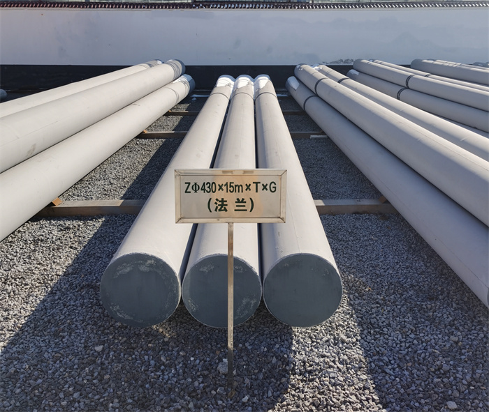 泰州430×15米×T×G砼电力电杆